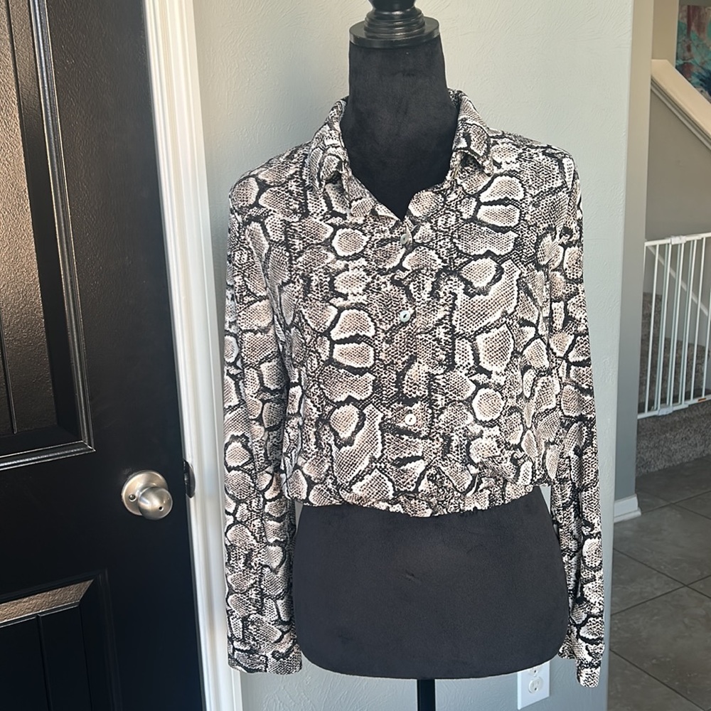 Reptile Print Shirt